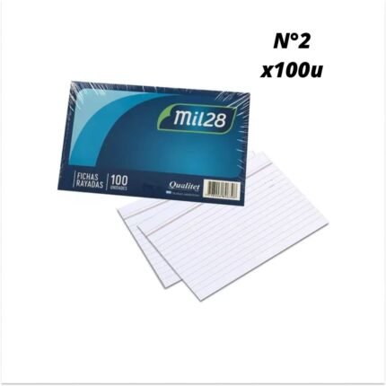 FICHA RAYADA N°2 MIL28 - PAQ X100