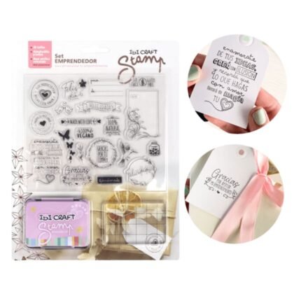 STAMP SET IBI EMPRENDEDOR (SELLOS + ALMOHADILLA + BASE)