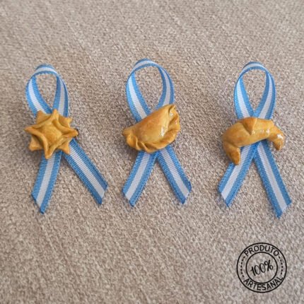 ESCARAPELA ARGENTINA ARTESANAL EMPANADA X UNIDAD