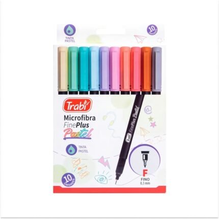 MICROFIBRA TRABI FINE PLUS X10 SURTIDO PASTEL